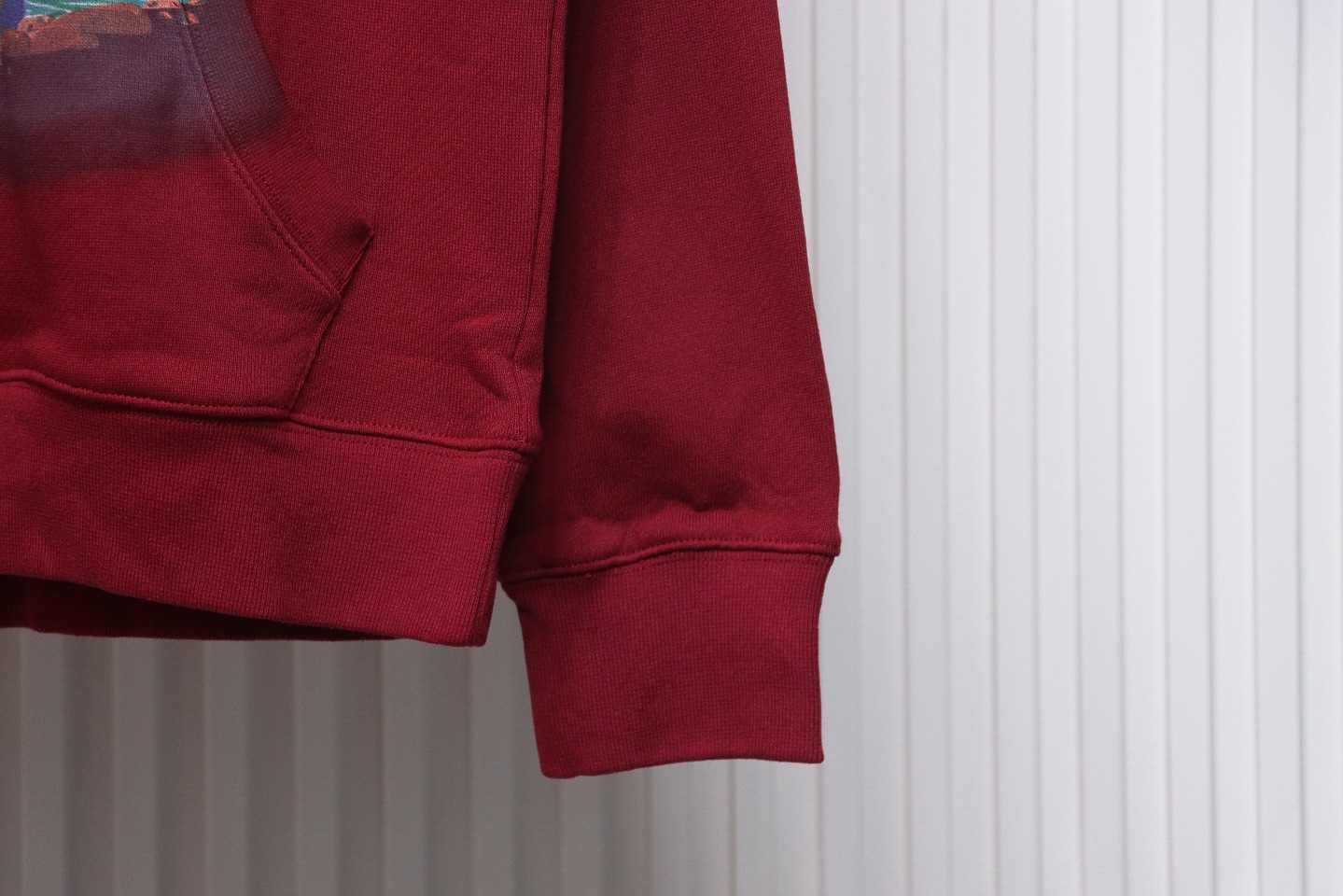 Loewe 24Fw Mountain Stream Waterfall Half Zip Stand Collar Hoodie