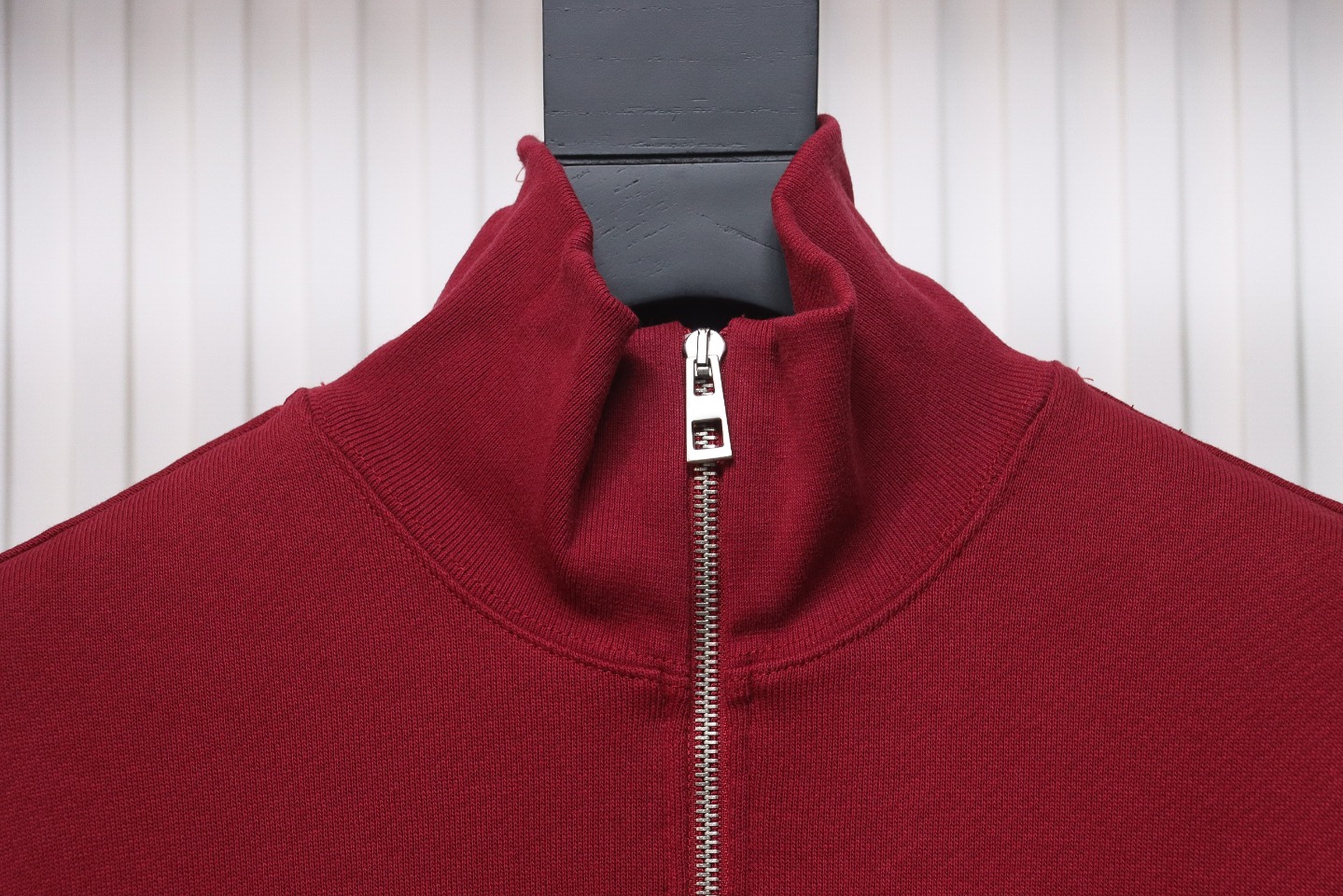 Loewe 24Fw Mountain Stream Waterfall Half Zip Stand Collar Hoodie