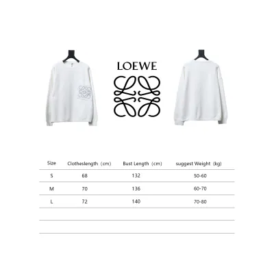 Loewe 24Fw Pocket Floral Jacquard Crew Neck Sweater White 02