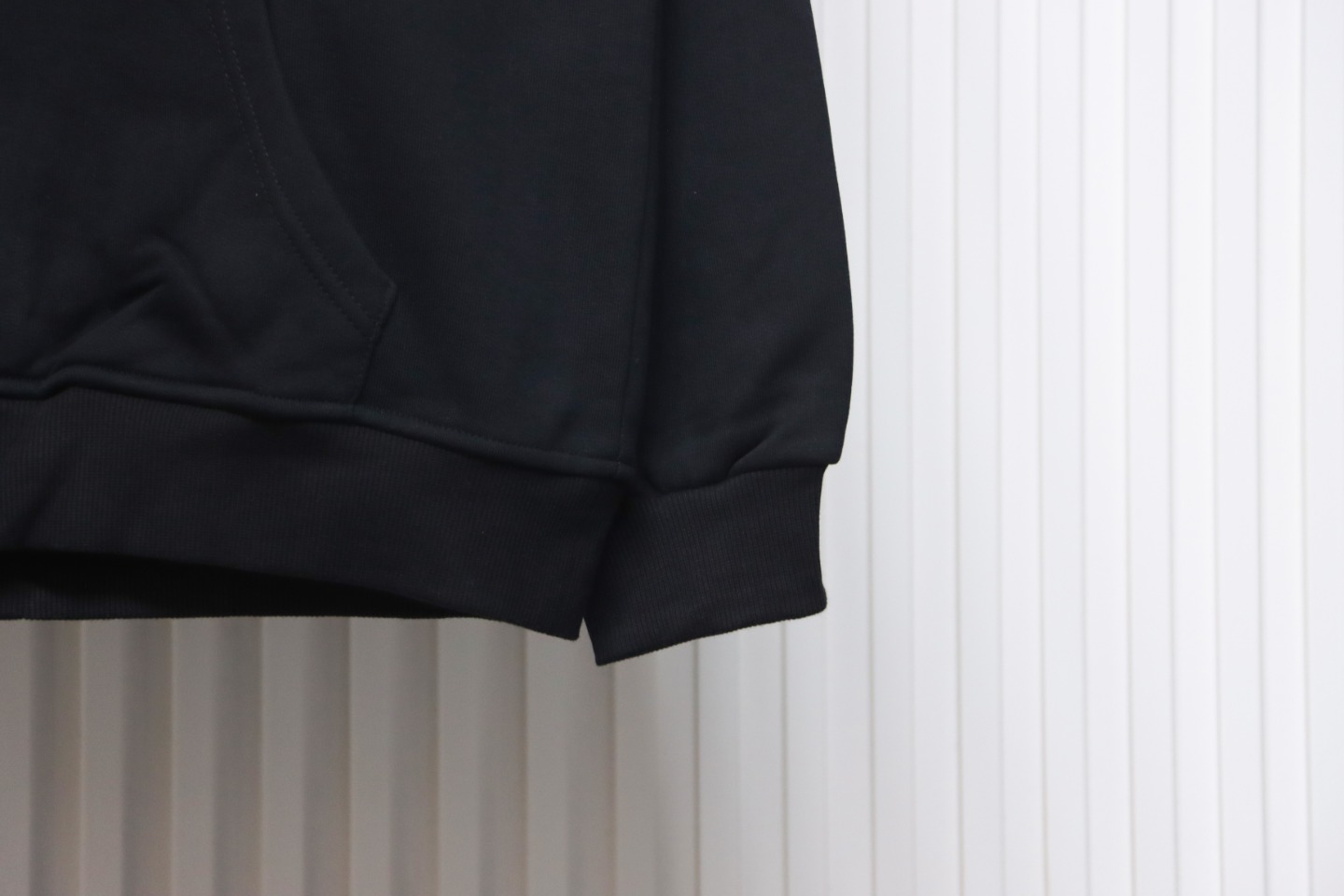 Loewe 24SS Large Letter Print Hooded Hoodie Black