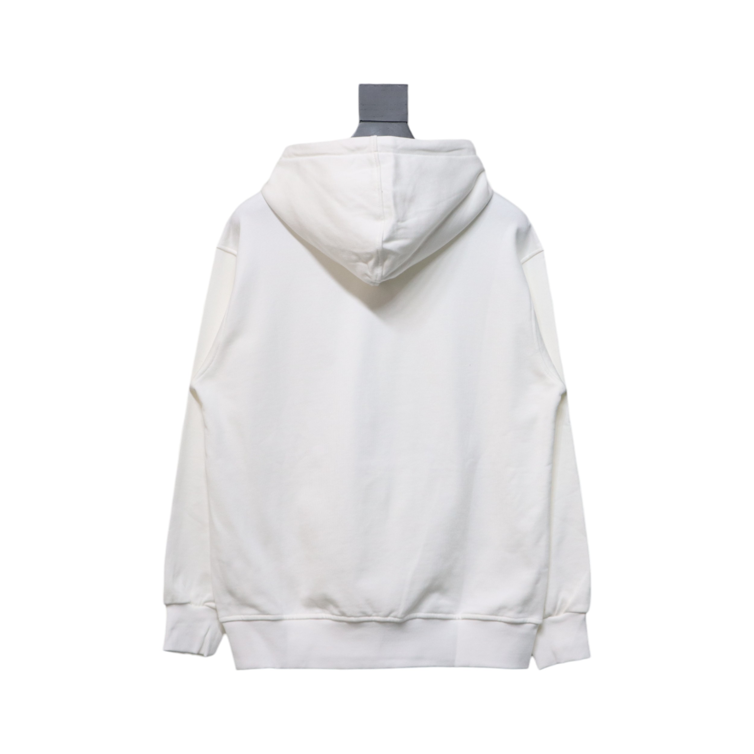 Loewe 24SS Large Letter Print Hooded Hoodie White