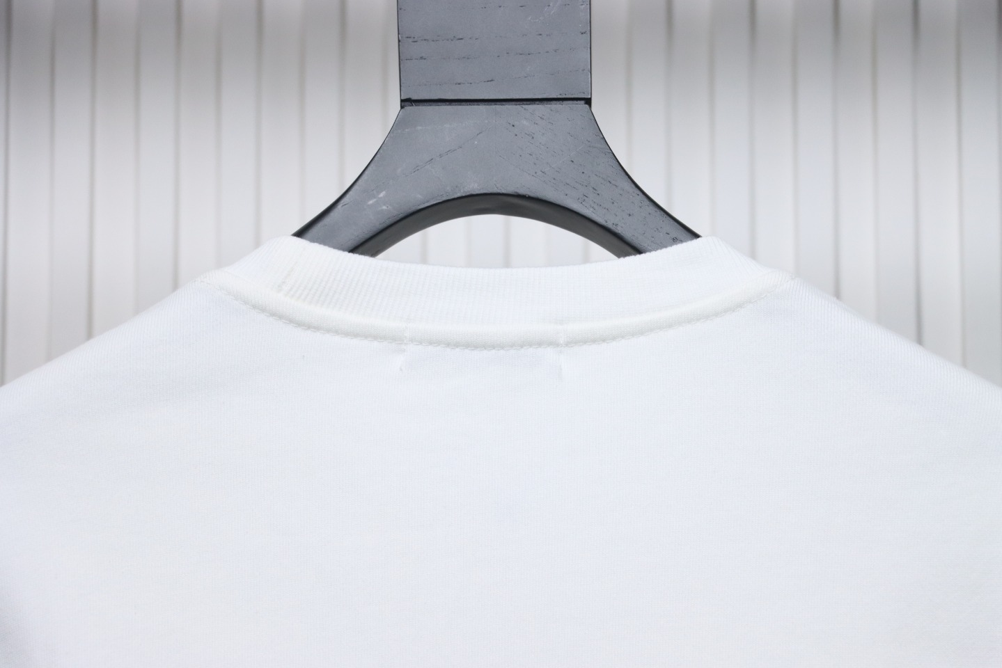 Loewe 24SS Twill Logo Crew Neck Hoodie White