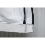 Loewe Arm Patchwork Chest Logo Zip-Up Jacket White