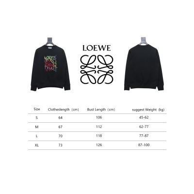 Loewe Hand-Cranked Tassel Embroidered Crew Neck Hoodie 02