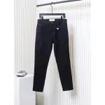Loewe Jeans With Flame Embroidery And Logo On The Back Black