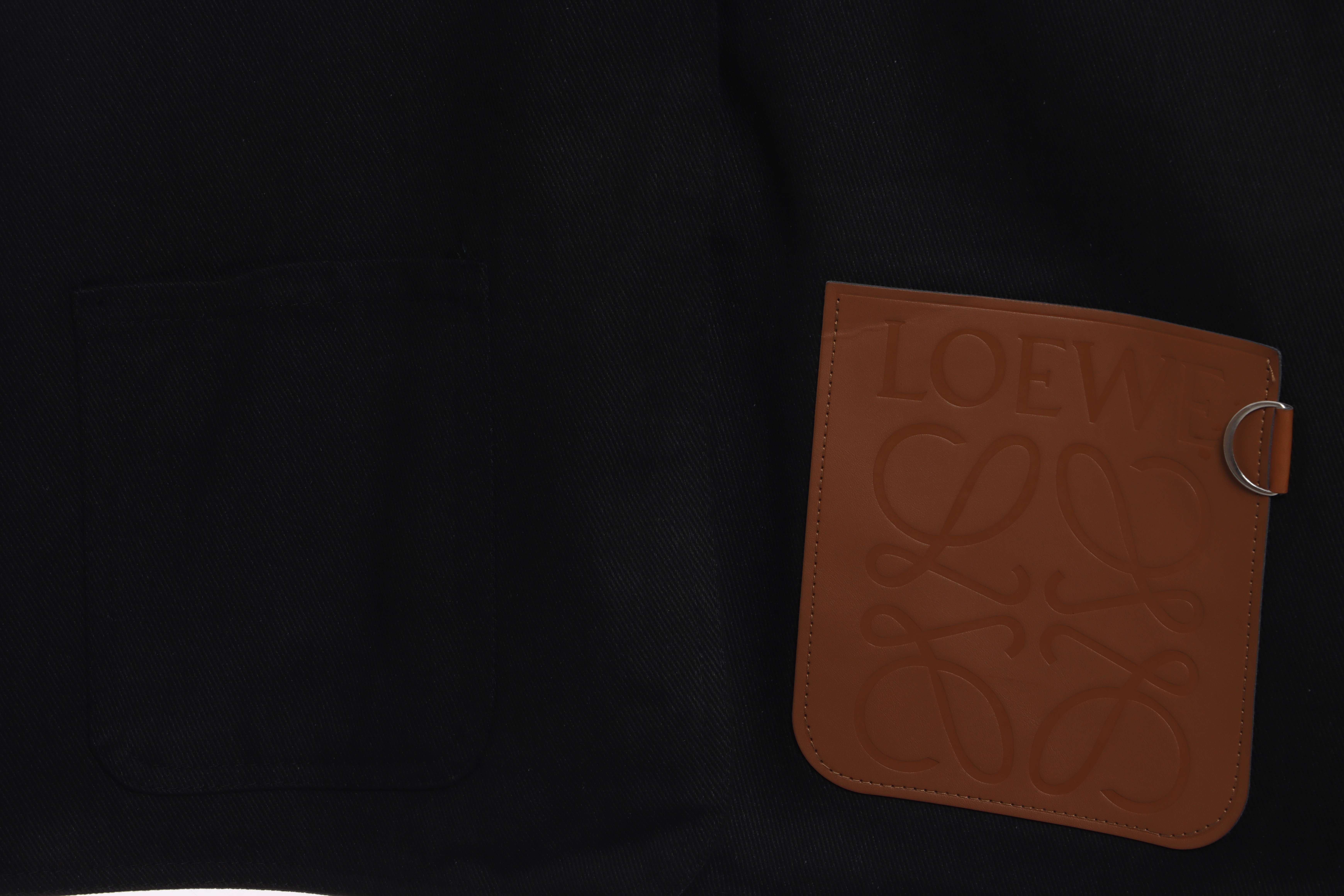 Loewe Leather Pocket Long Sleeve Shirt