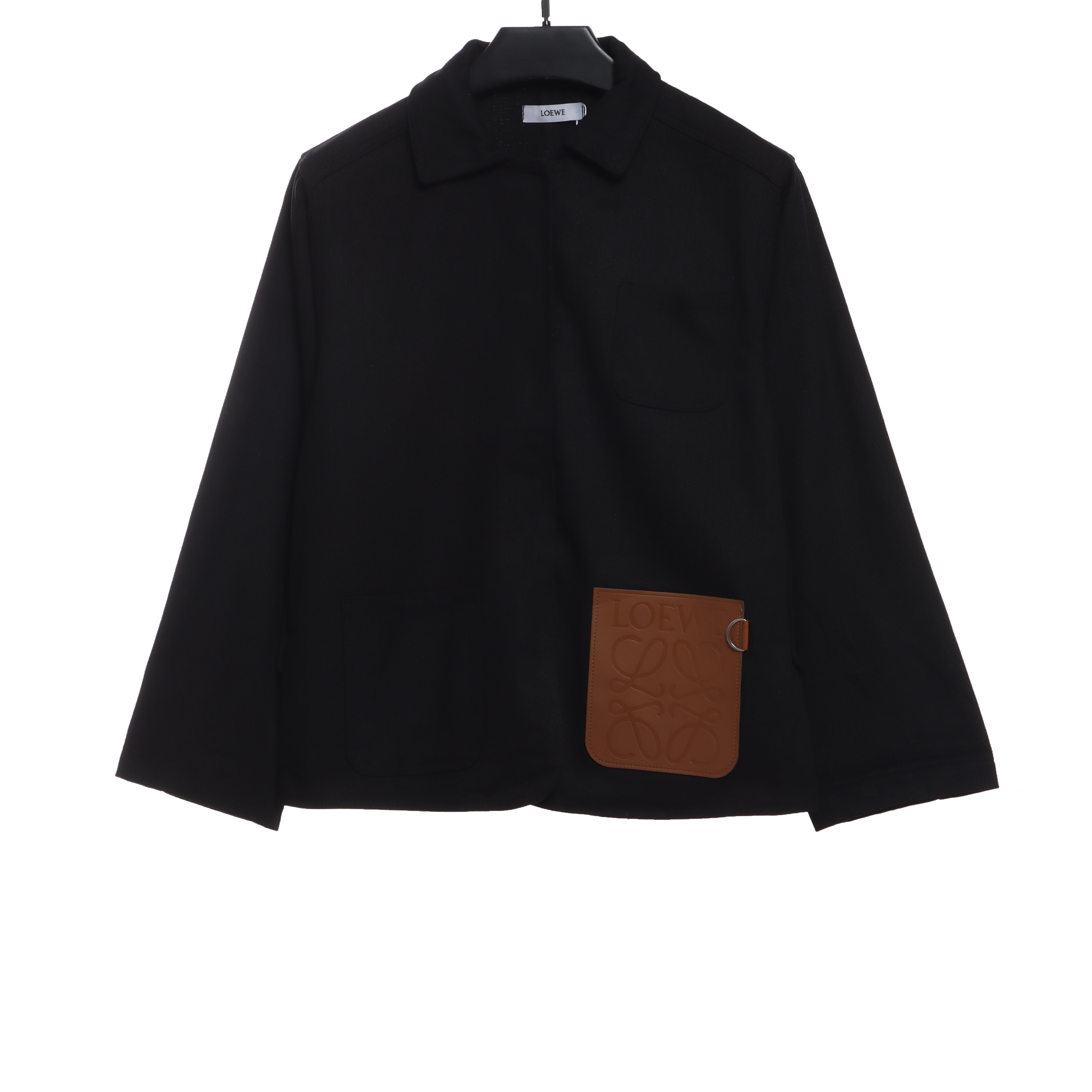 Loewe Leather Pocket Long Sleeve Shirt
