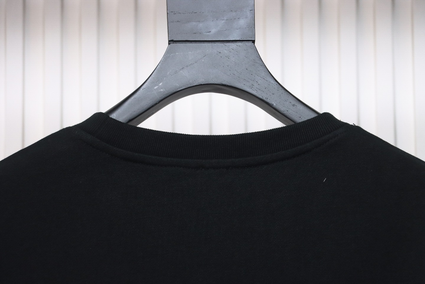 Loewe Neon Embroidery Fluorescent Pink Crew Neck Hoodie Black