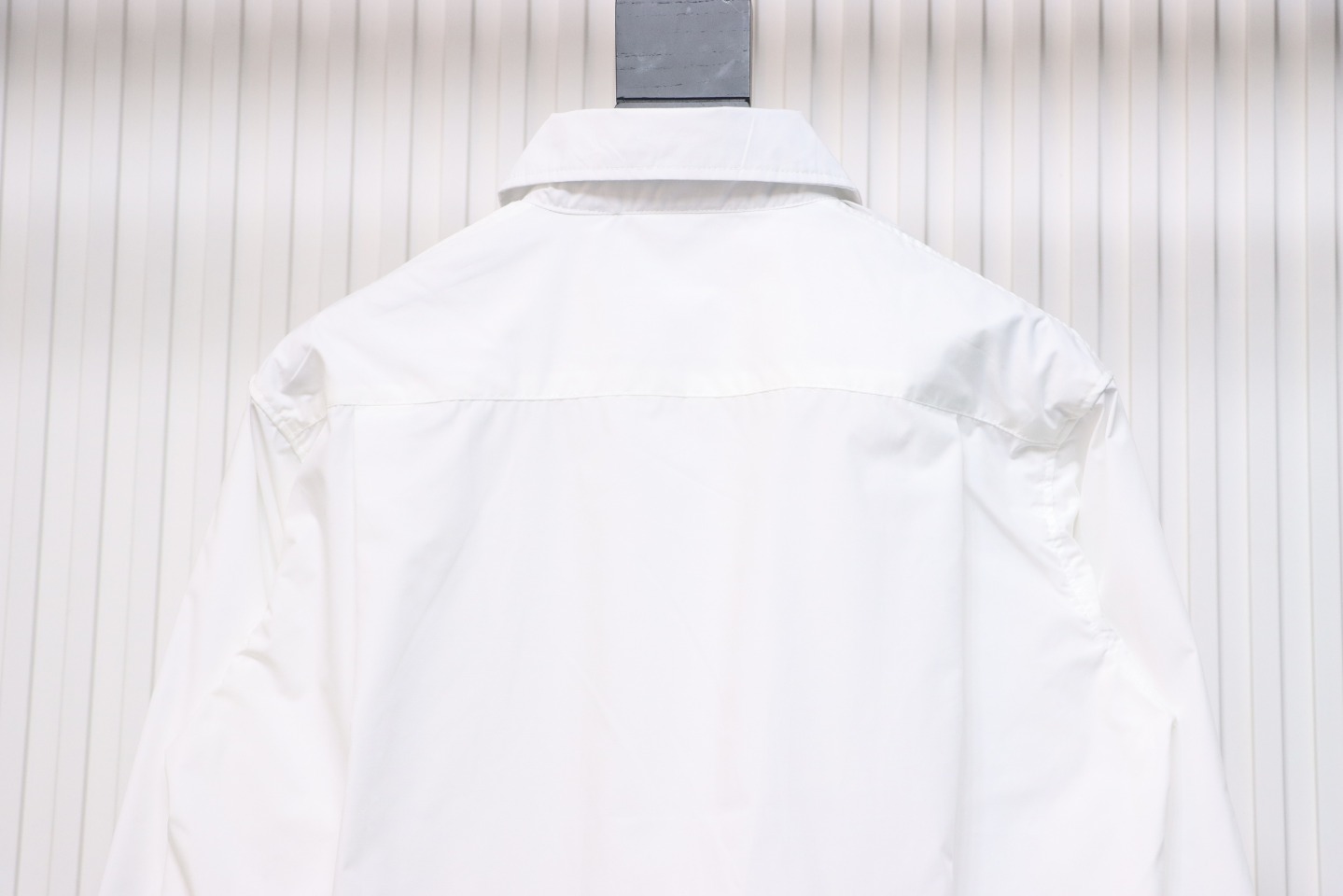 Loewe New Chest Pocket Cuffs Embroidered Logo Lapel Shirt White