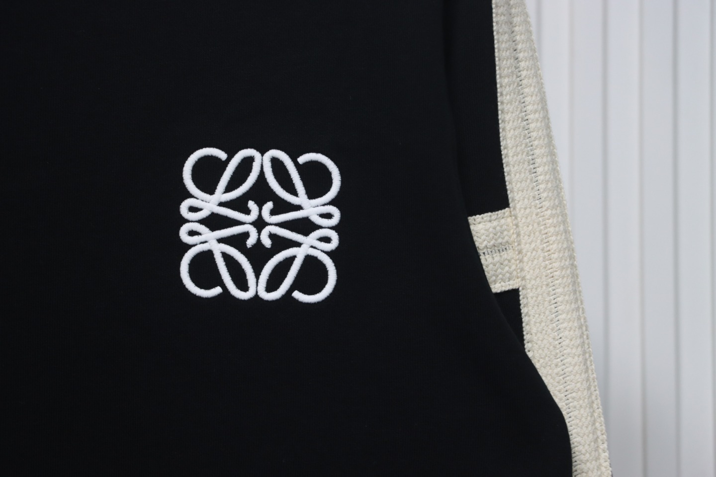 Loewe Web Embroidery Crew Neck Hoodie