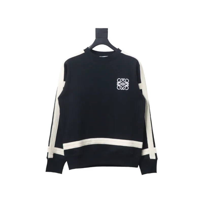 Loewe Web Embroidery Crew Neck Hoodie
