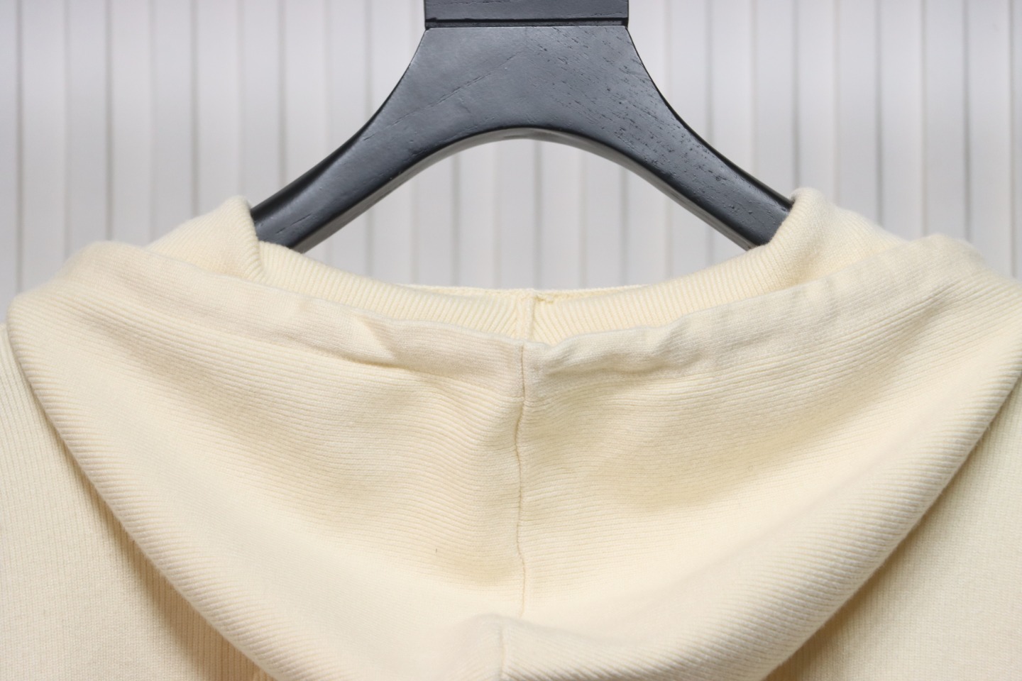 Loewe Wool Embossed Back Zip-Up Sweater Jacket Beige