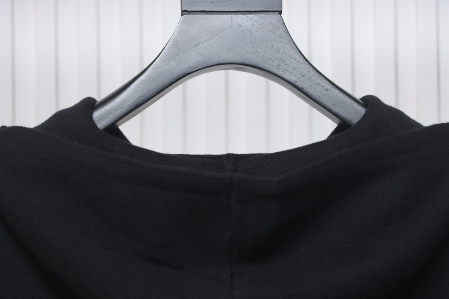 Loewe Wool Embossed Back Zip-Up Sweater Jacket Black