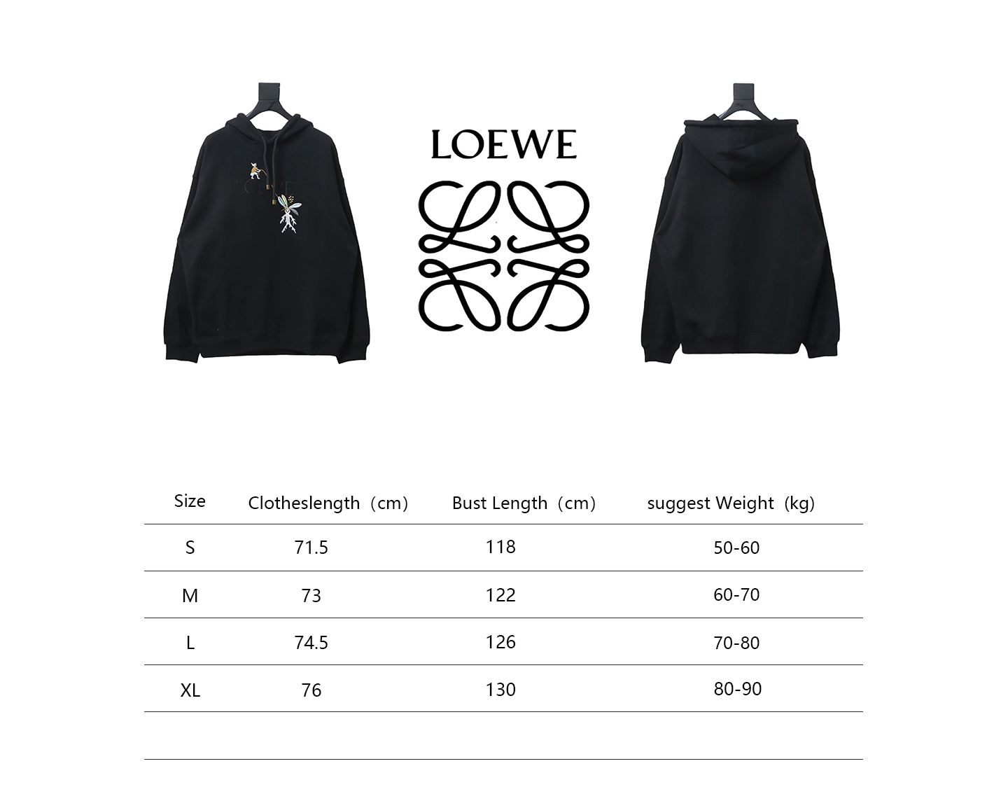 Loewe x Suna Fujita Embroidered Hoodie