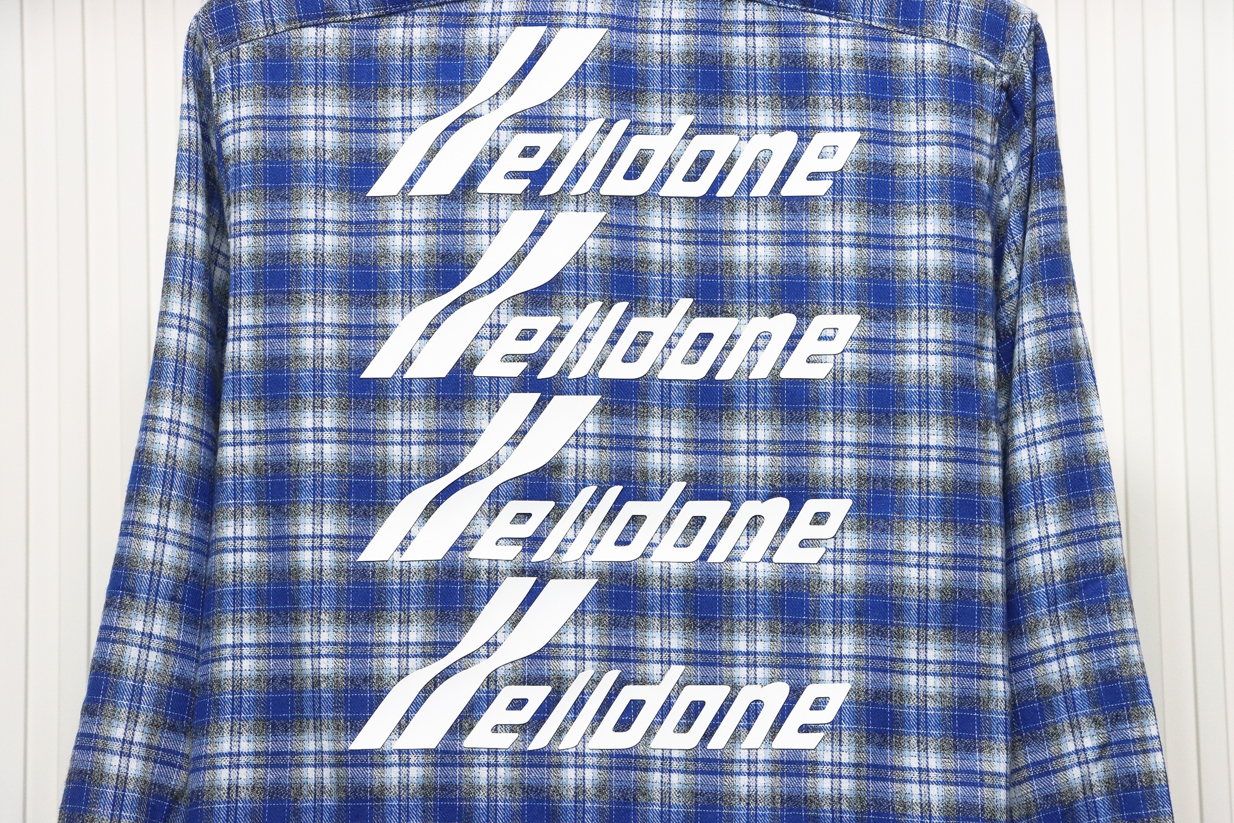 We11 Done 22FW Barrage Plaid Shirt