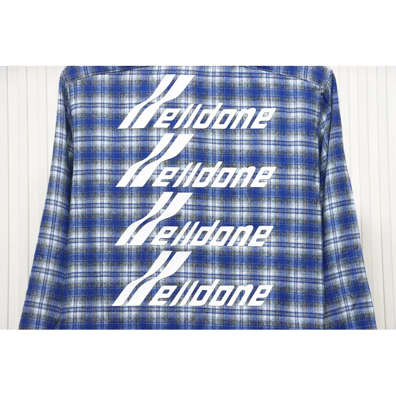We11 Done 22FW Barrage Plaid Shirt