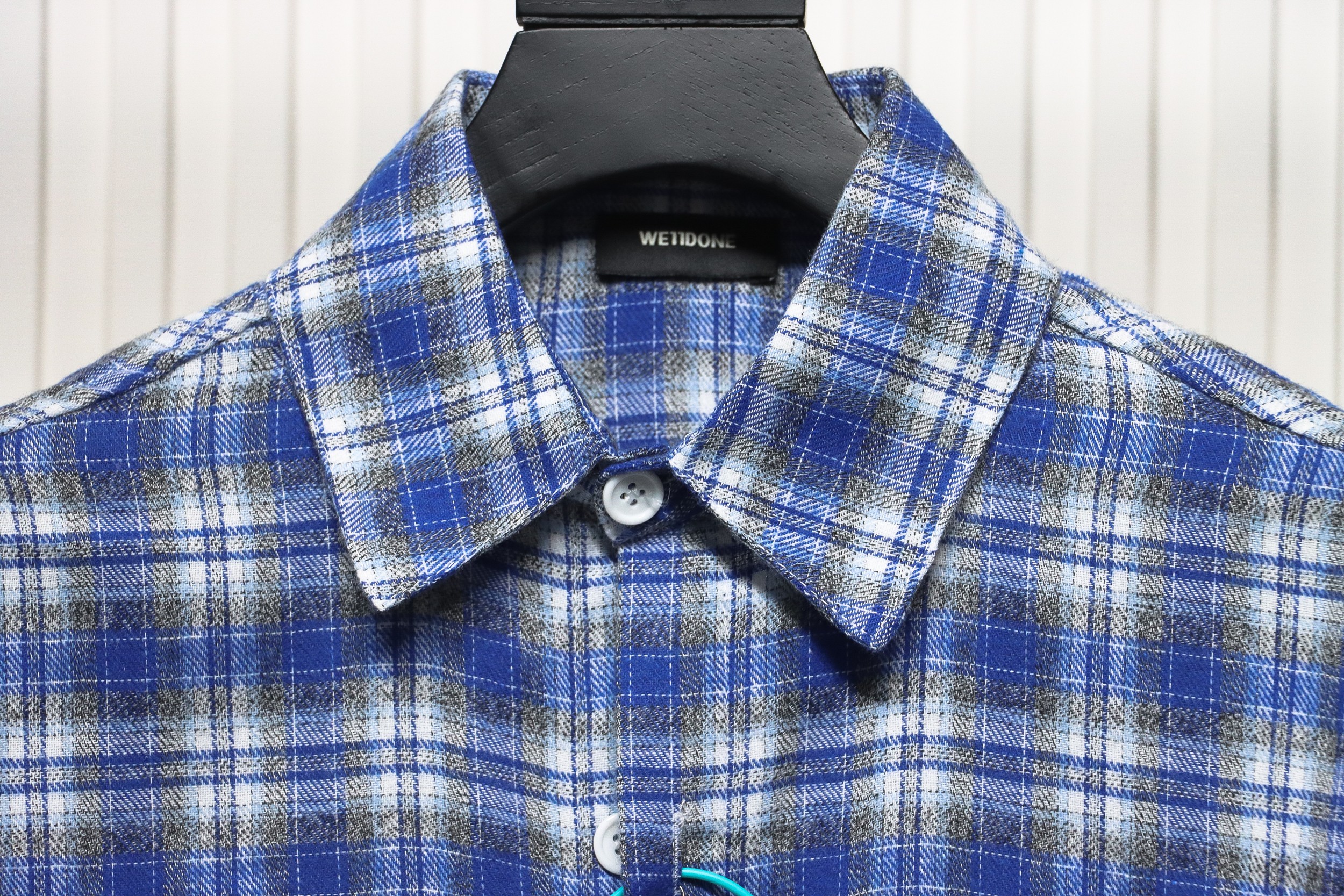 We11 Done 22FW Barrage Plaid Shirt