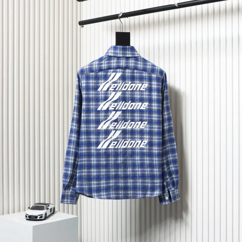 We11 Done 22FW Barrage Plaid Shirt