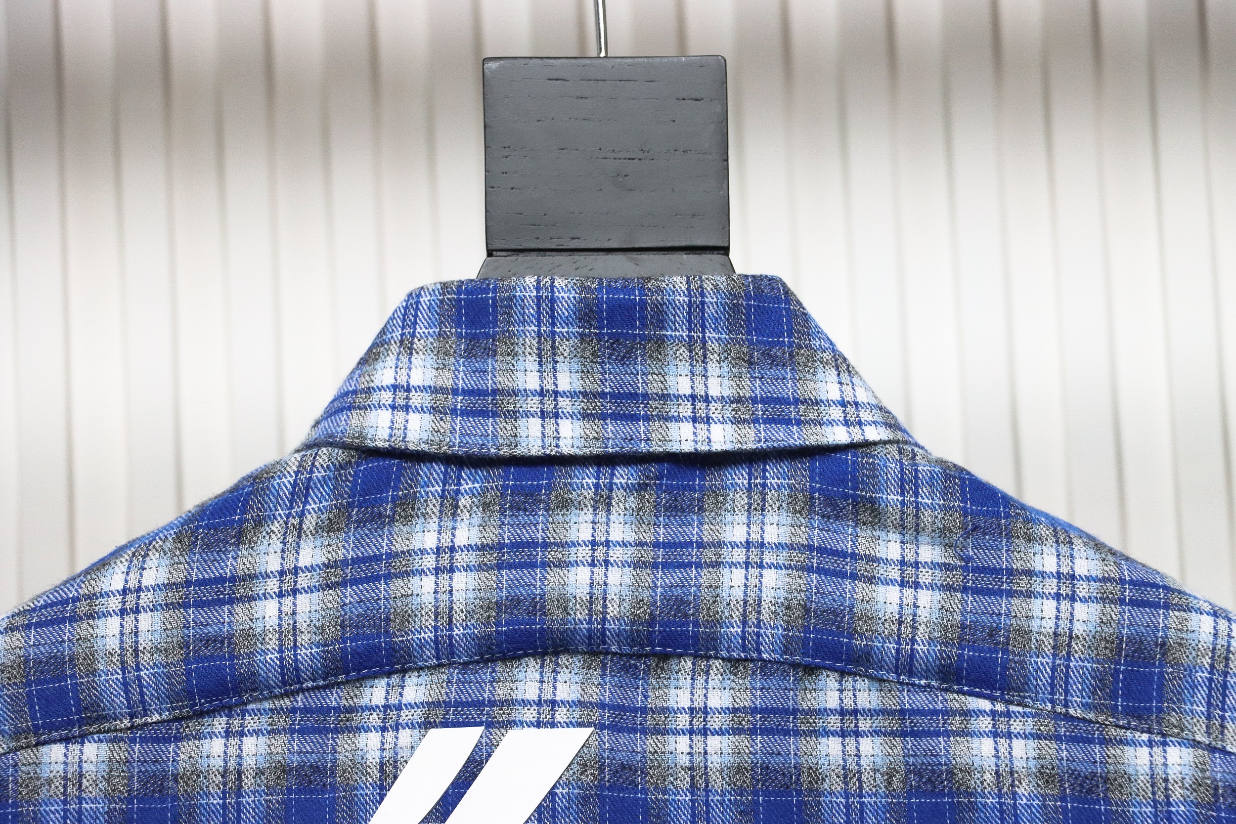 We11 Done 22FW Barrage Plaid Shirt