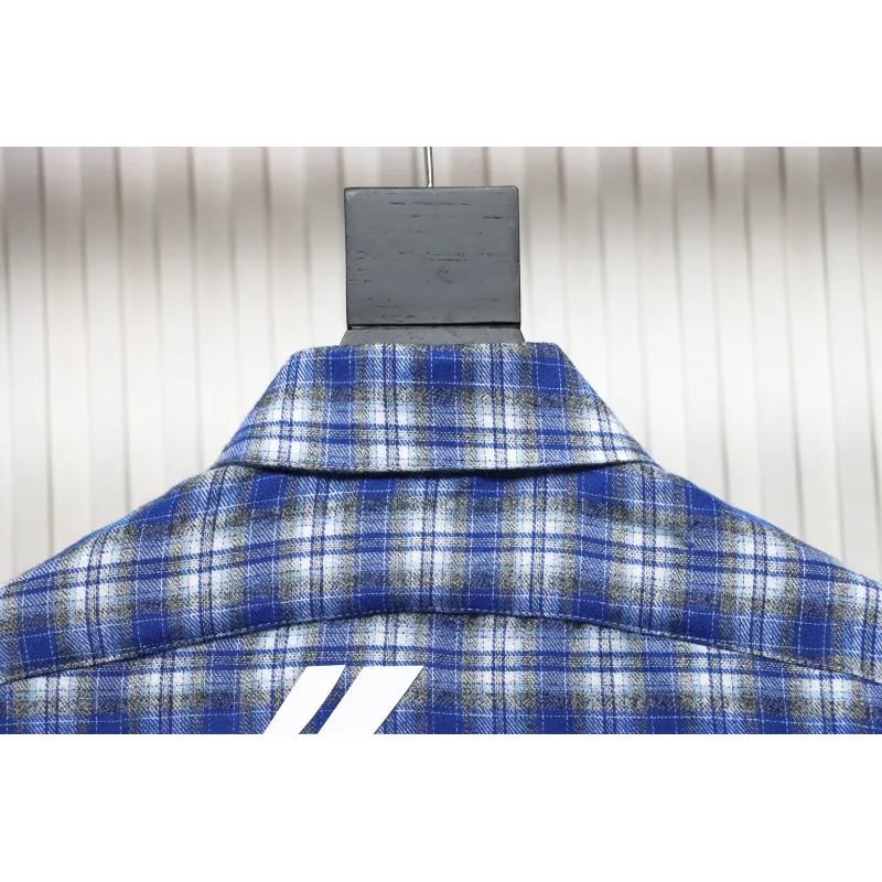 We11 Done 22FW Barrage Plaid Shirt