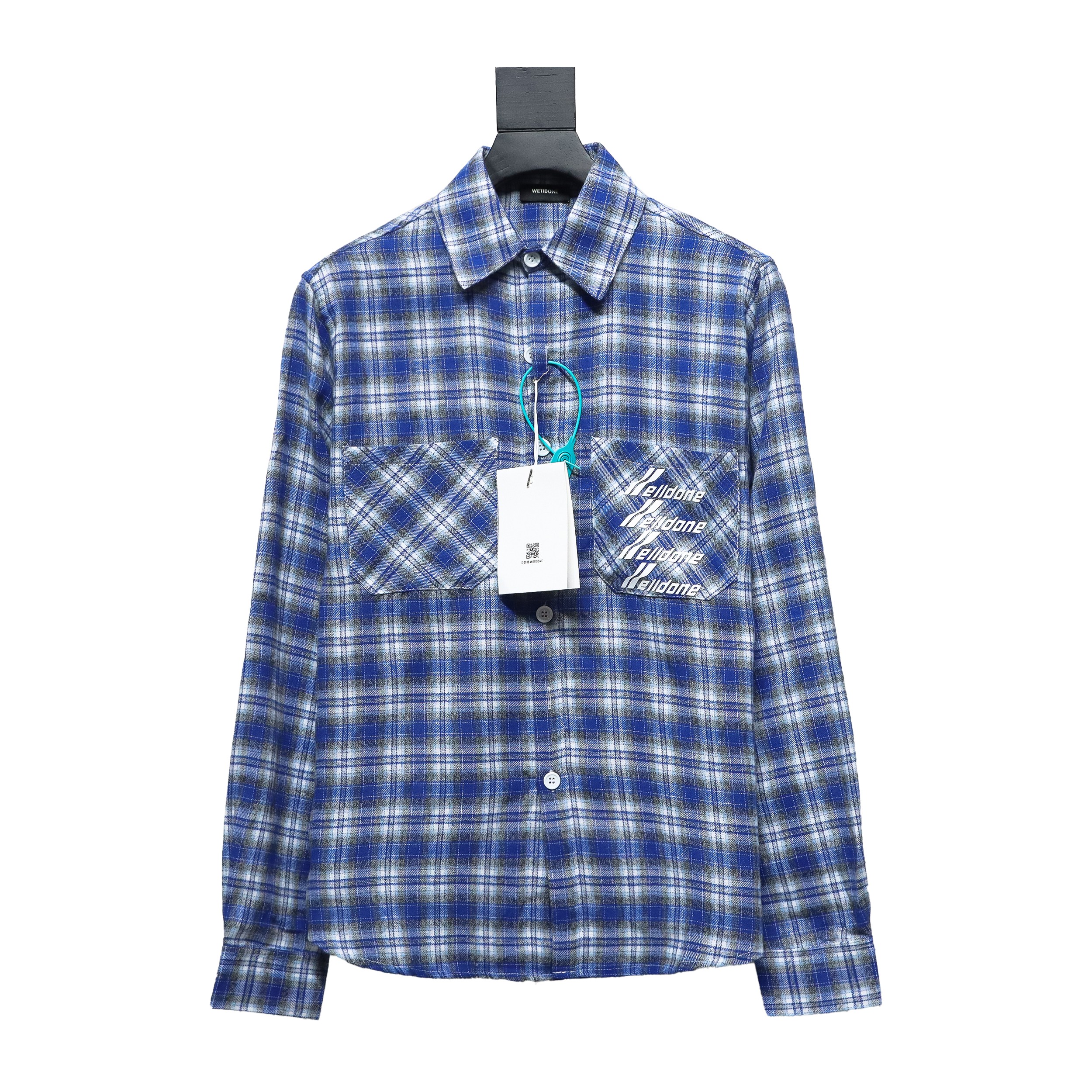 We11 Done 22FW Barrage Plaid Shirt