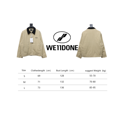 WE11 DONE 24FW Corduroy Puffer Jacket 02