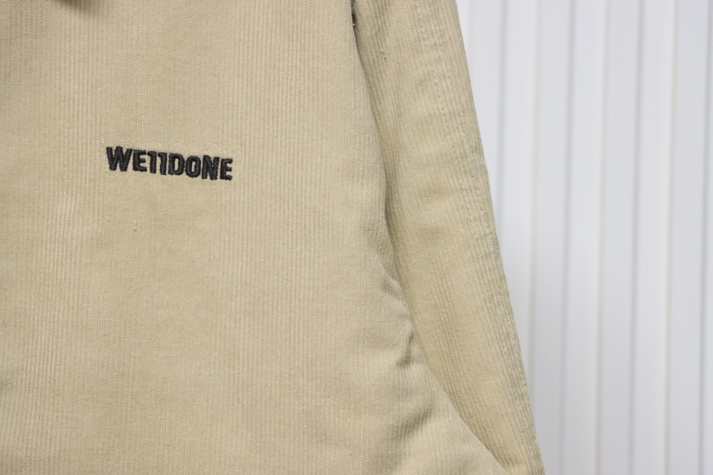 WE11 DONE 24FW Corduroy Puffer Jacket