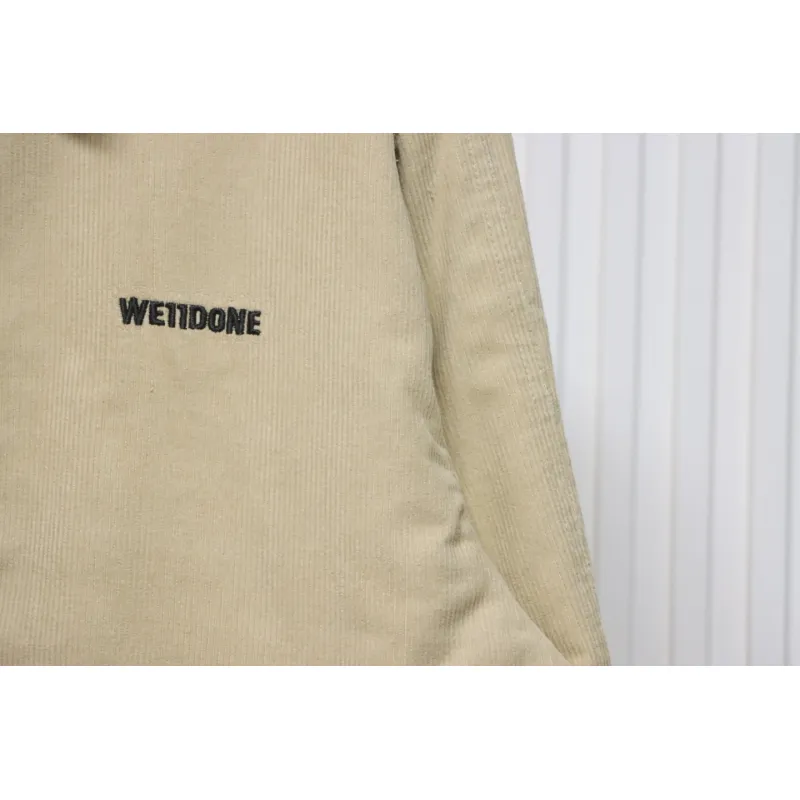 WE11 DONE 24FW Corduroy Puffer Jacket