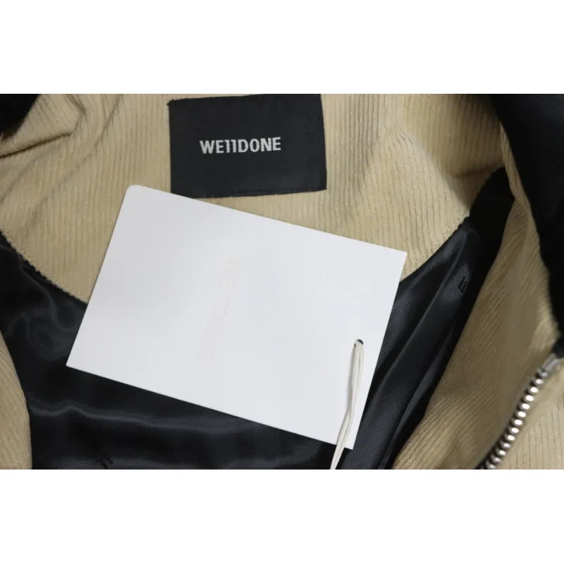 WE11 DONE 24FW Corduroy Puffer Jacket