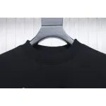We11 Done 24FW Cup Kitten Crew Neck Hoodie Black