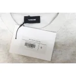 We11 Done 24FW Dynamic Lettering Round Neck Hoodie White