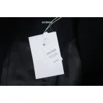 WE11 DONE 24FW G-Dragon Same Style Wool Collarless Suit Black