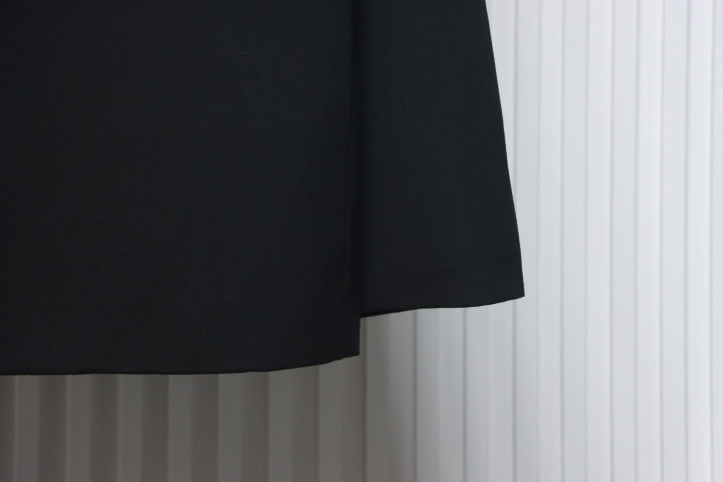 WE11 DONE 24FW G-Dragon Same Style Wool Collarless Suit Black