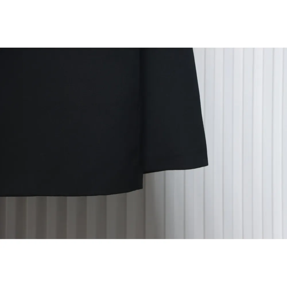 WE11 DONE 24FW G-Dragon Same Style Wool Collarless Suit Black