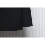 WE11 DONE 24FW G-Dragon Same Style Wool Collarless Suit Black