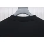 We11 Done 24FW Lightning Letters Crewneck Hoodie Black