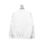 We11 Done 24FW Neon Barrage Crewneck Hoodie Light Grey