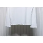 We11 Done 24FW Pearl Lettering Long Sleeve T-Shirt White