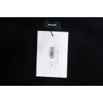 We11 Done 24FW Shopping Bag Crewneck Hoodie Black