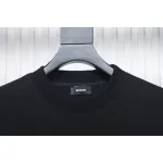 We11 Done 24FW Shopping Bag Crewneck Hoodie Black