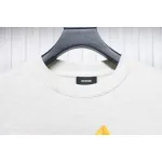 We11 Done 24FW Shopping Bag Crewneck Hoodie Light Grey