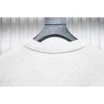 We11 Done 24FW Shopping Bag Crewneck Hoodie Light Grey