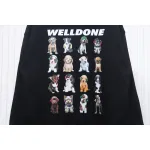 We11 Done 24FW Square Puppy Crew Neck Hoodie Black