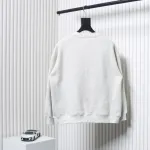 We11 Done 24FW Square Puppy Crew Neck Hoodie Light Grey