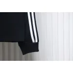 We11 Done 24FW Three Stripes Long Sleeve T-Shirt Black