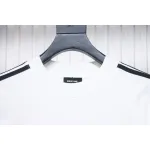 We11 Done 24FW Three Stripes Long Sleeve T-Shirt White