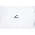 We11 Done 24FW Three Stripes Long Sleeve T-Shirt White