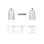 We11 Done 24FW Three Stripes Long Sleeve T-Shirt White