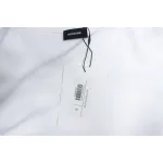 We11 Done 24FW Three Stripes Long Sleeve T-Shirt White