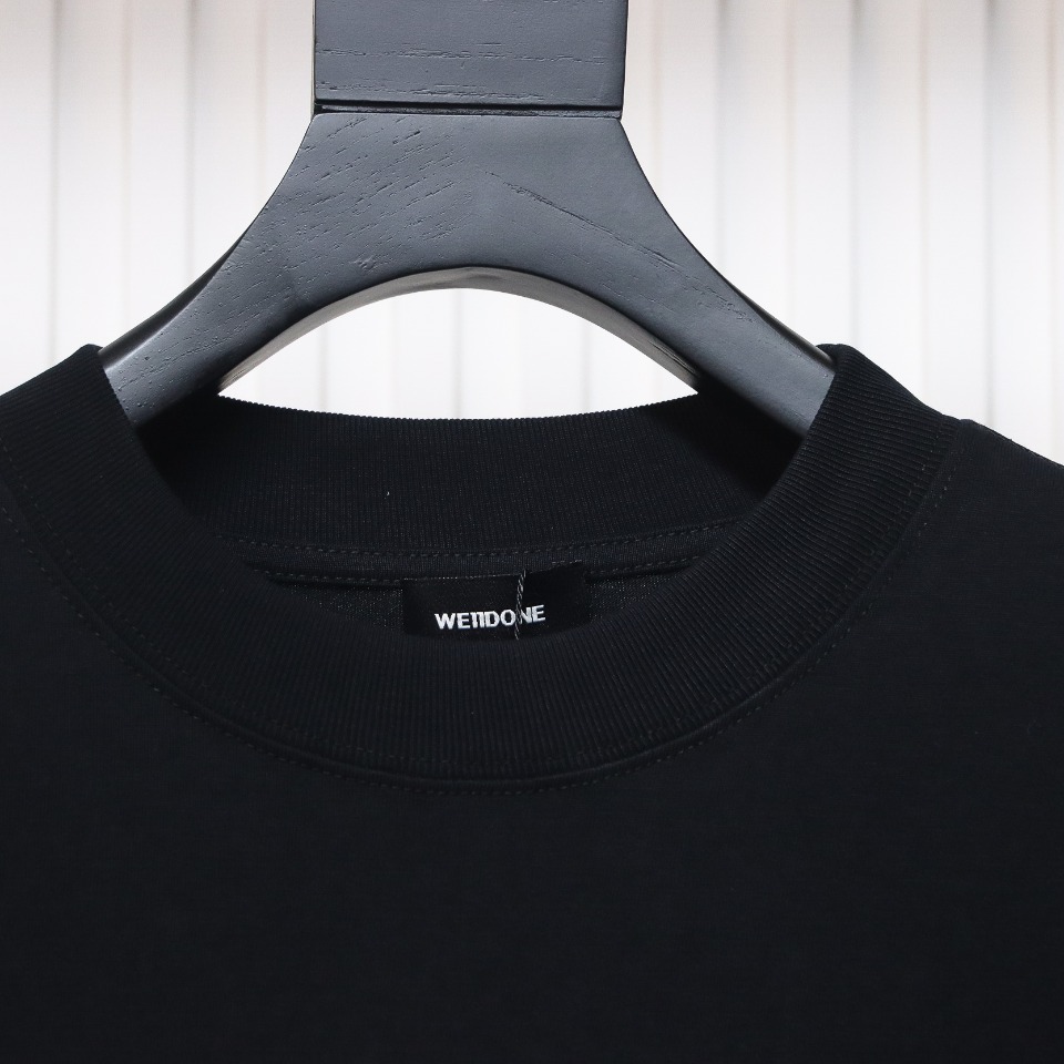 We11 Done 24FW WE Dynamic Letter Print Long-Sleeved T-shirt